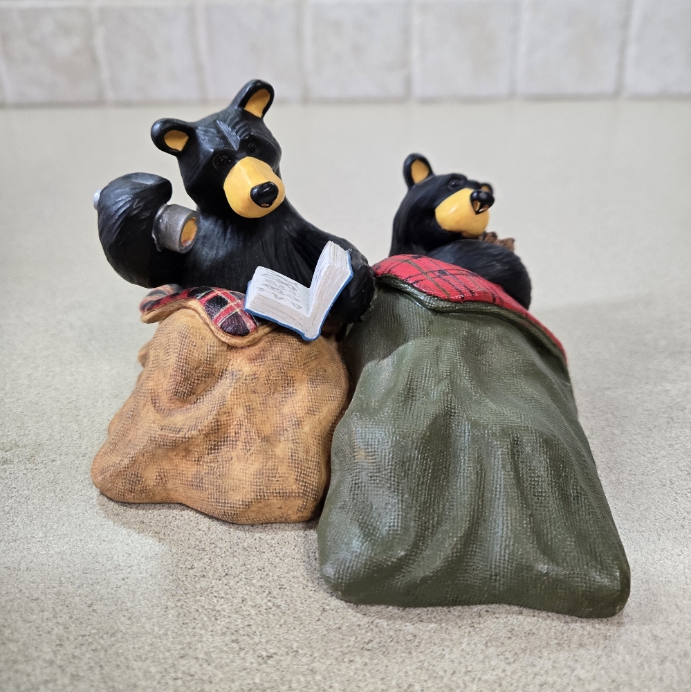 Retired Big Sky Carvers Jeff Fleming Bearfoots "Camp Out" NO BUNDLES